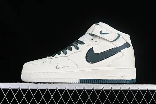 All categories Nk Air Force 1 Air Force series Nk Air Force 1 Mid Air Force mid-top Nk Air Force 1'07 Mid Beige and green two-color bottom Starry Air Force One mid-top casual sneakers XL0236-235